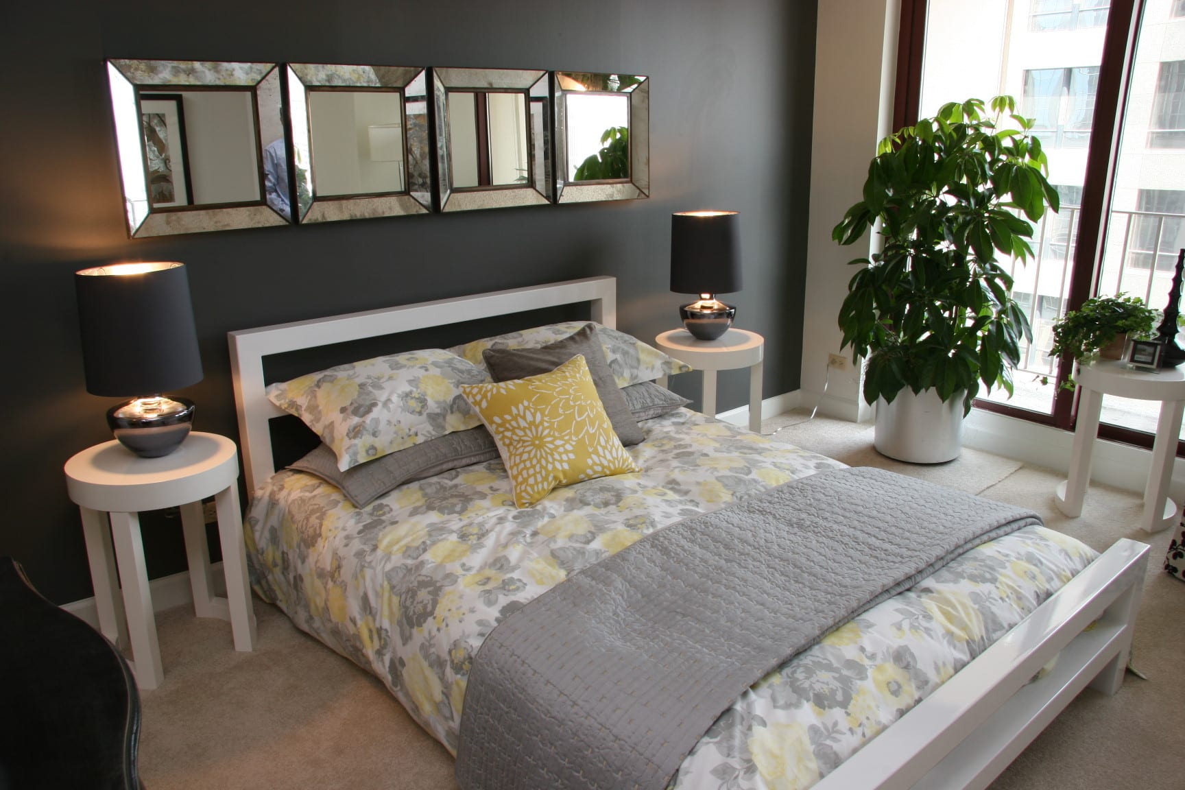 An accent wall is a great, low-budget way to spruce up any room 